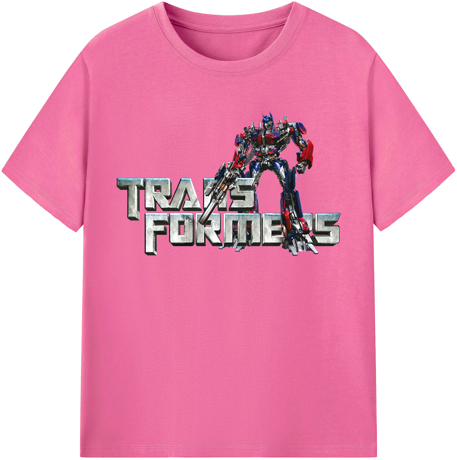 （画像用）  レディースカジュアルプリントTシャツ（綿100％）